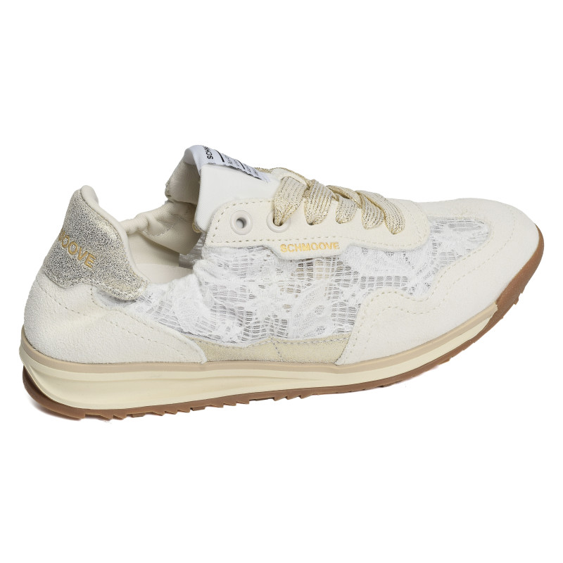 CAMDEN SNEAKER W Blanc Blanc, Baskets Mode Schmoove