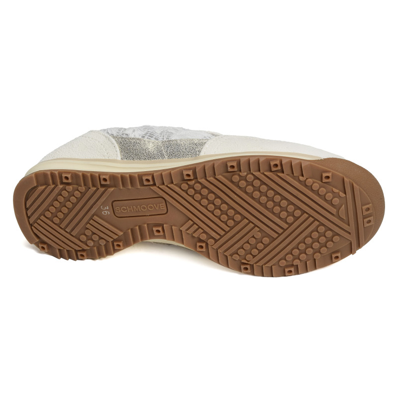 CAMDEN SNEAKER W Blanc Blanc, Baskets Mode Schmoove