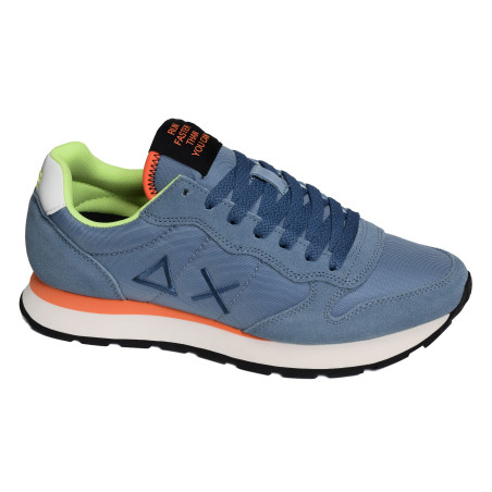 TOM FLUO Bleu Ciel, Baskets running Sun 68