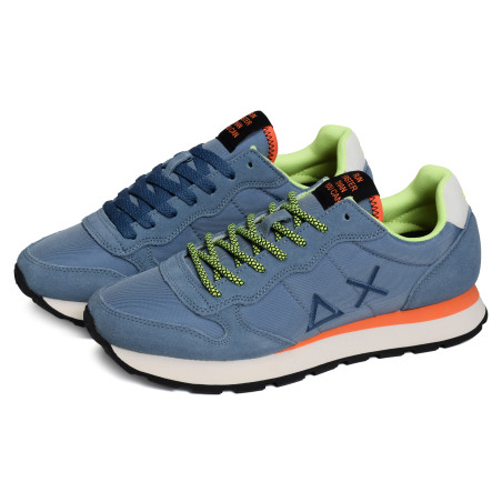 TOM FLUO Bleu Ciel, Baskets running Sun 68