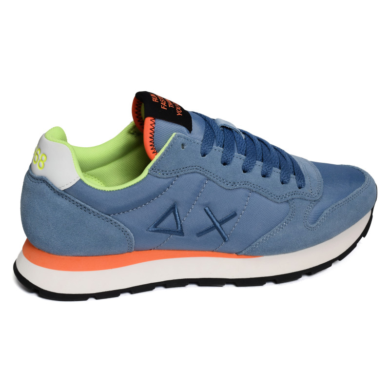 TOM FLUO Bleu Ciel, Baskets running Sun 68