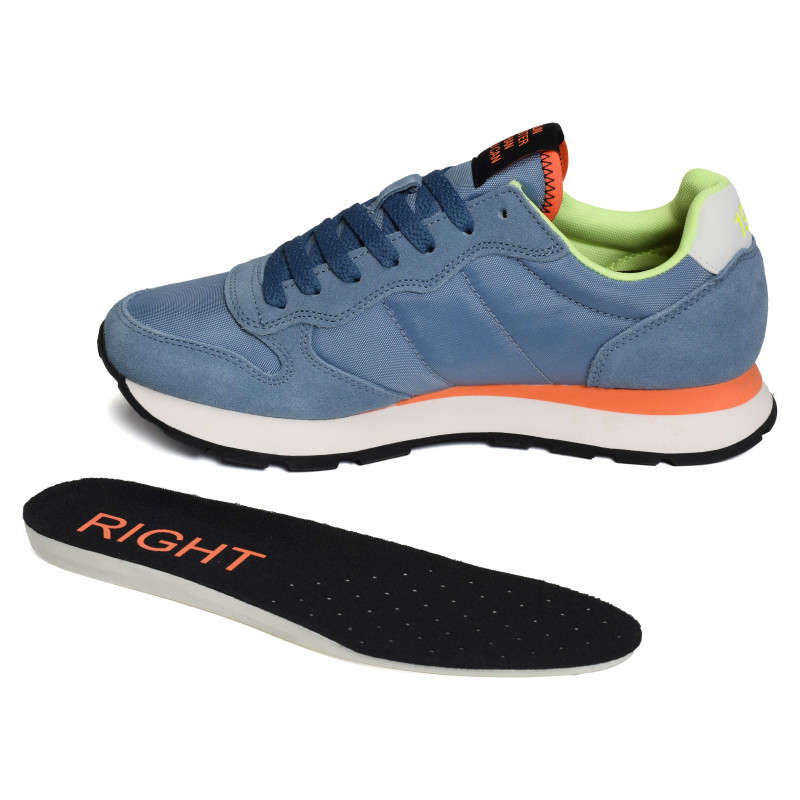 TOM FLUO Bleu Ciel, Baskets running Sun 68