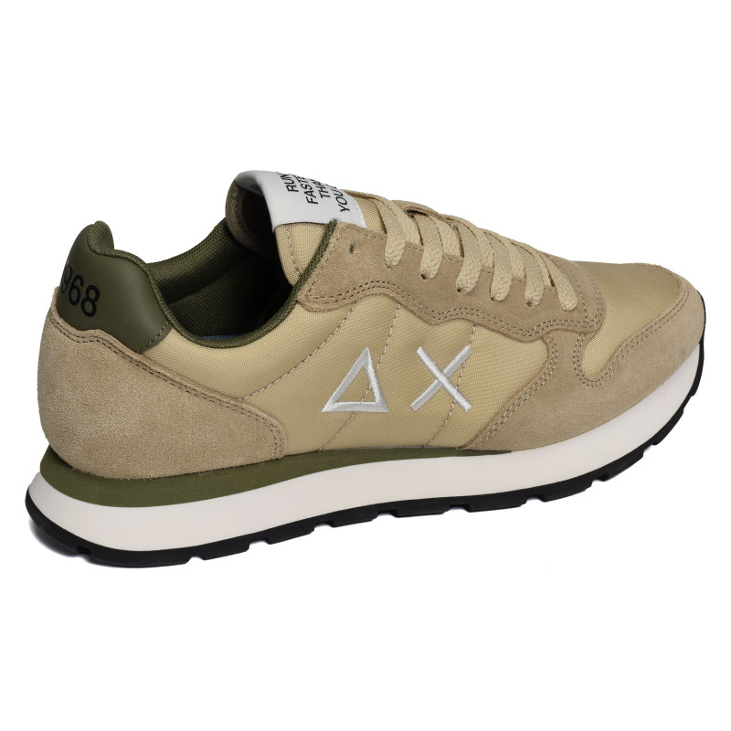 TOM SOLID Beige Kaki, Baskets running Sun 68
