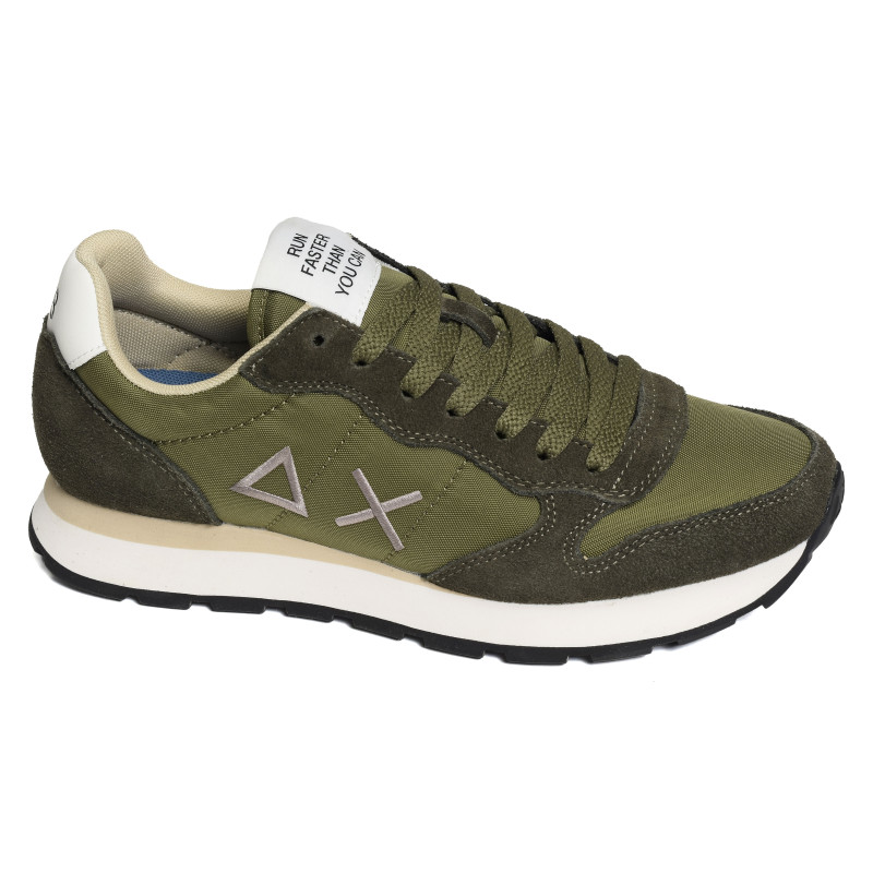 TOM SOLID Kaki Blanc, Baskets running Sun 68