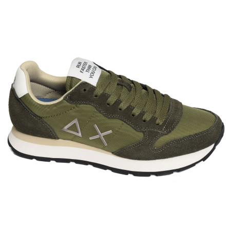 TOM SOLID Kaki Blanc, Baskets running Sun 68