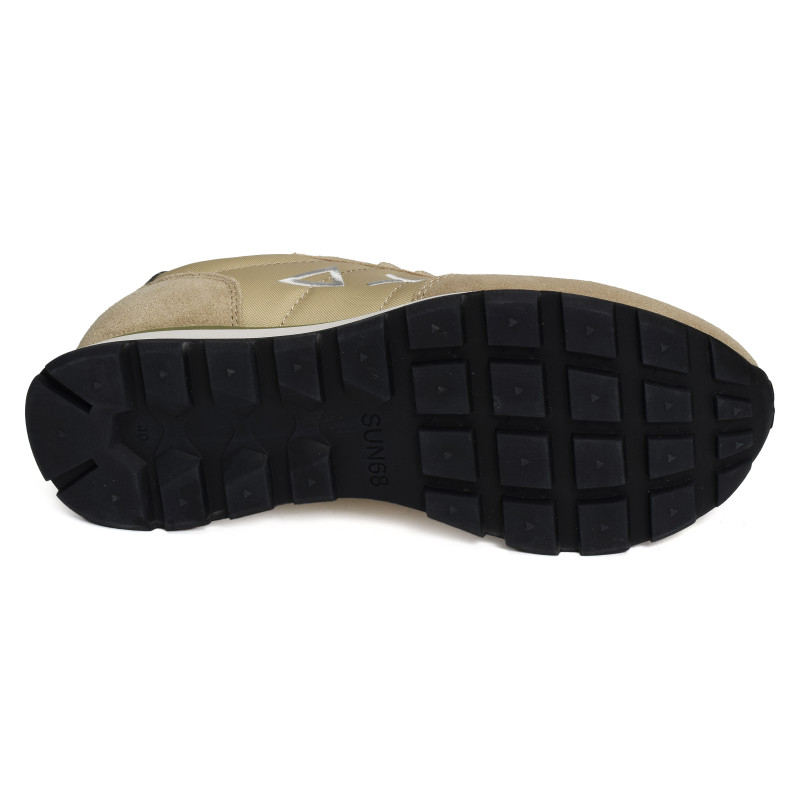 TOM SOLID Beige Kaki, Baskets running Sun 68