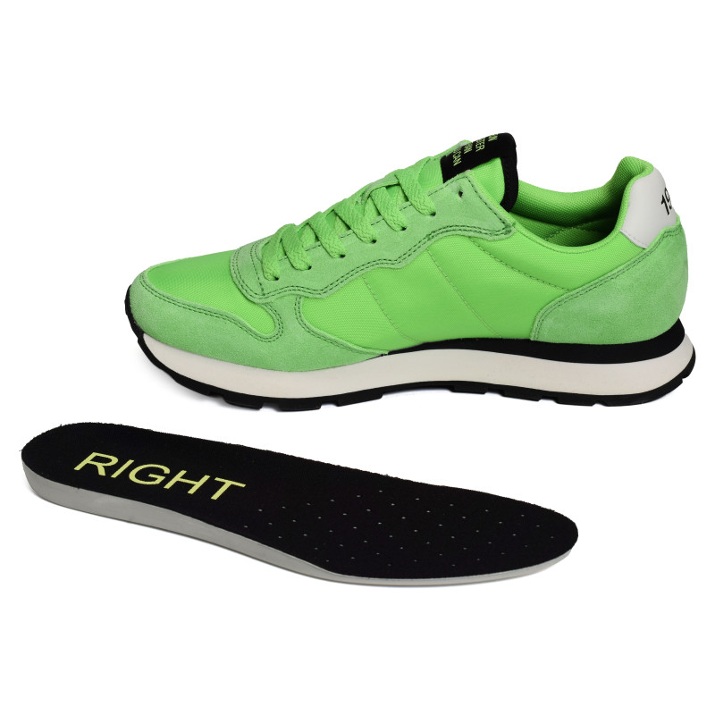 TOM SOLID Vert, Baskets running Sun 68