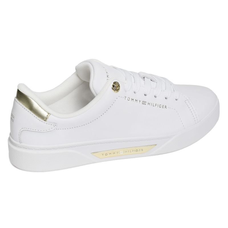 ESSENTIAL CHIC COURT SNEAKER 9019 Blanc, Sneakers basses Tommy Hilfiger