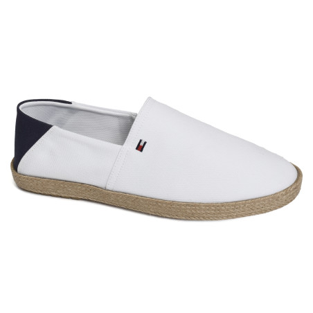 CORE HILFIGER ESPADRILLE TEXTILE 5792 Blanc, Espadrilles Tommy Hilfiger