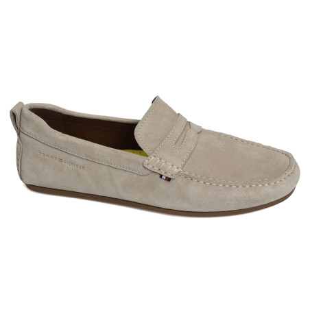 CORE HILFIGER SUEDE DRIVER 5789 Beige, Mocassins Tommy Hilfiger