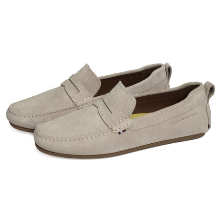 CORE HILFIGER SUEDE DRIVER 5789 Beige, Mocassins Tommy Hilfiger