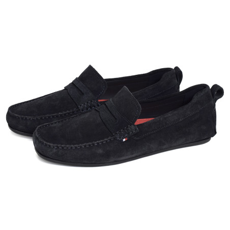 CORE HILFIGER SUEDE DRIVER 5789 Marine, Mocassins Tommy Hilfiger