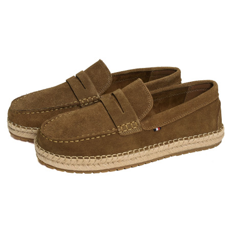 FLEXIBLE HILFIGER SDE ESPADRILLE 5794 Marron, Espadrilles Tommy Hilfiger