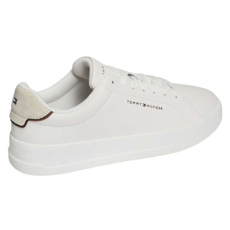 TH COURT LTH 5367 Blanc Beige, Sneakers basses Tommy Hilfiger