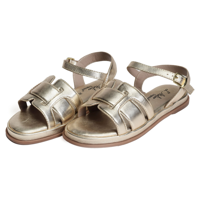 SH307 A Gold, Mules Atelier Tropézien