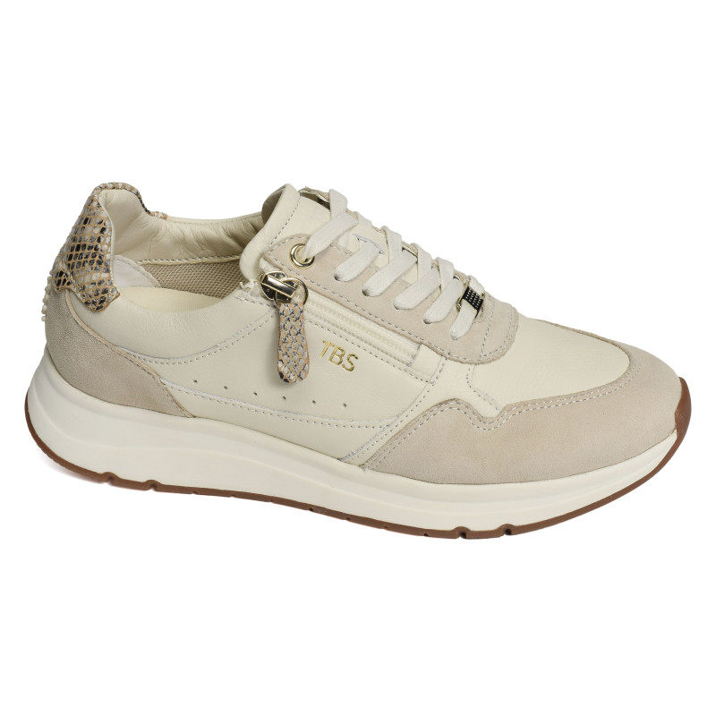 BLONZIP Beige Serpent, Sneakers basses TBS
