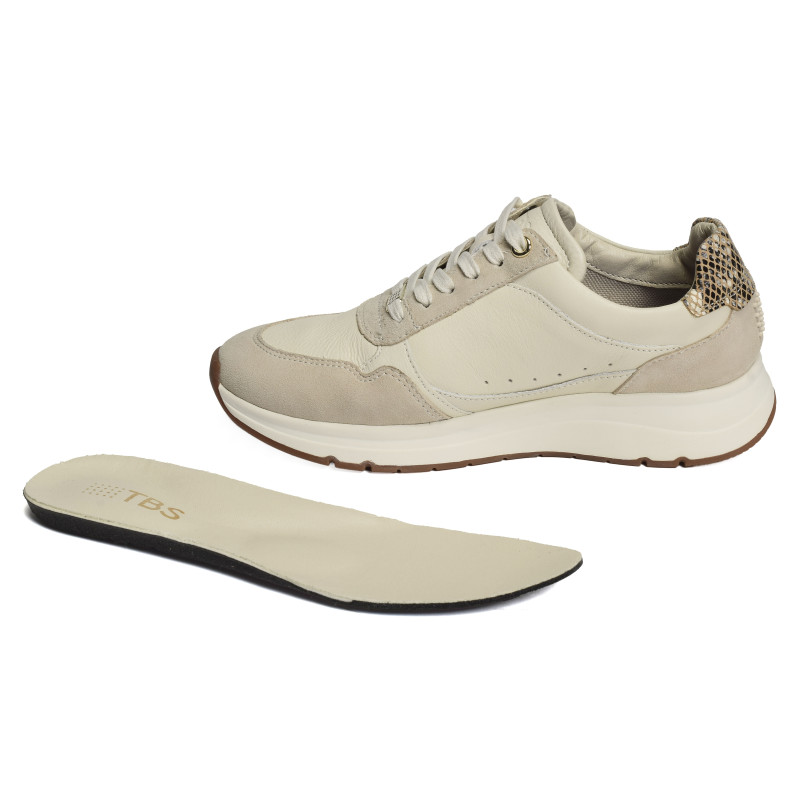 BLONZIP Beige Serpent, Sneakers basses TBS