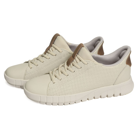 D FLEXTRIDE PLUS C Beige, Slip-On Geox
