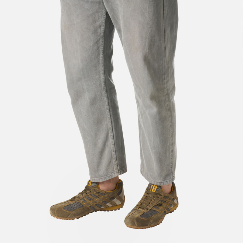 U SNAKE ORIGINAL A Kaki, Sneakers basses Geox