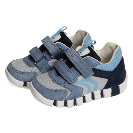 B IUPIDOO BD Bleu, Chaussures à Scratch Geox