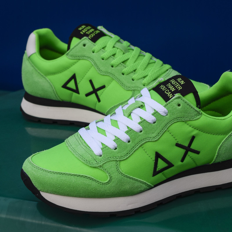 TOM SOLID Vert, Baskets running Sun 68