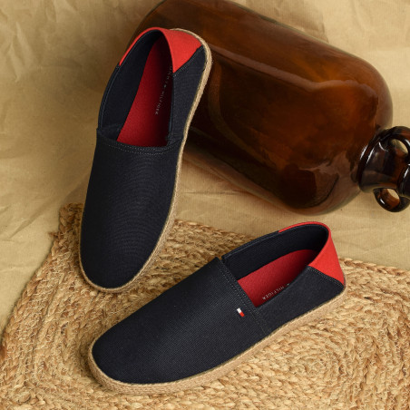CORE HILFIGER ESPADRILLE TEXTILE 5792 Marine, Espadrilles Tommy Hilfiger