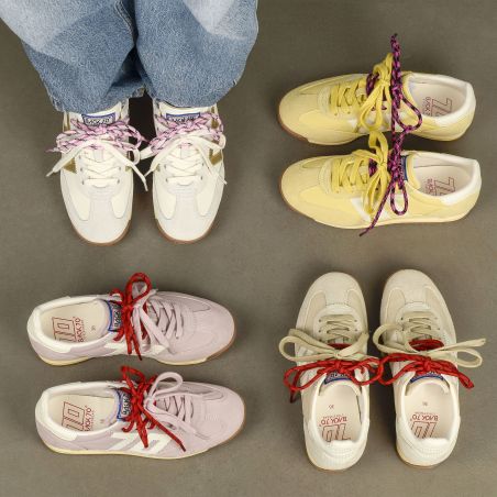  JOGGER SPONGY NYLON Blanc Or