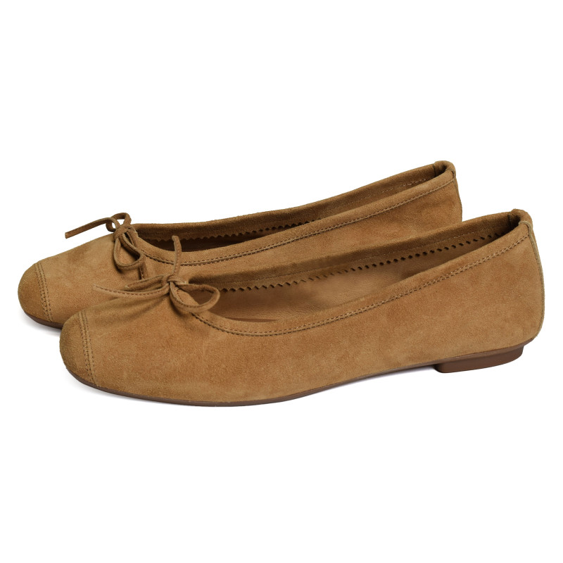 HARMONY Camel, Ballerines Reqins