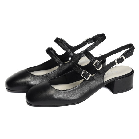 ROSEWOOD Noir, Slingback Reqins