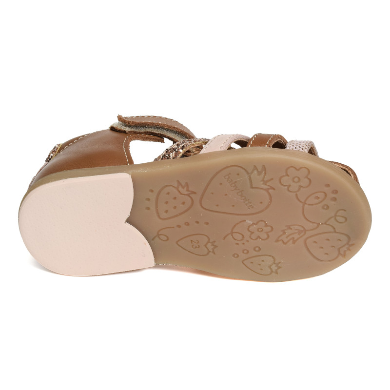 TERIYAKI Camel, Sandales plates & Nu-Pieds Babybotte