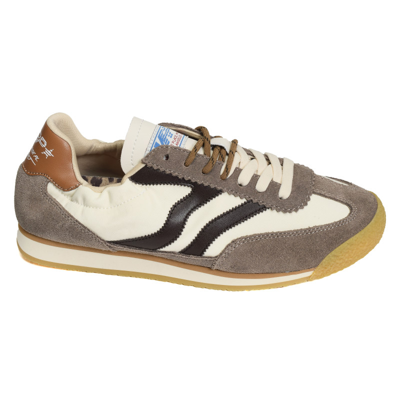 PURE W Blanc Taupe, Baskets Mode MRP Star