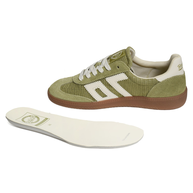 GHOST IUTA Olive, Sneakers basses Back 70