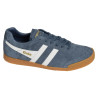  HARRIER SUEDE TRAINERS Bleu Blanc