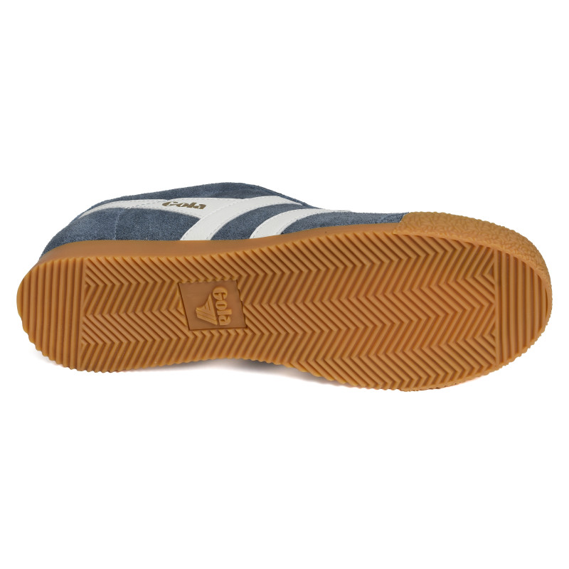 HARRIER SUEDE TRAINERS Bleu Blanc, Sneakers basses Gola