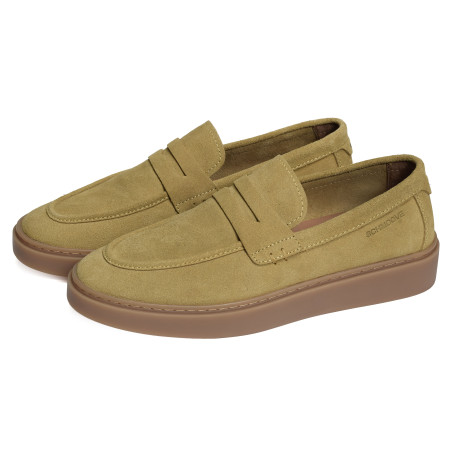 LOAFLY MOC Camel, Mocassins Schmoove