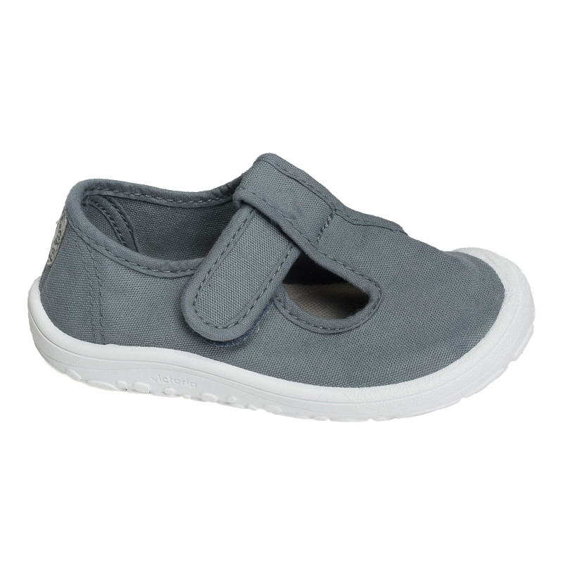 BAREFOOT BABY 1370108 Gris Bleu, Chaussures basses Victoria