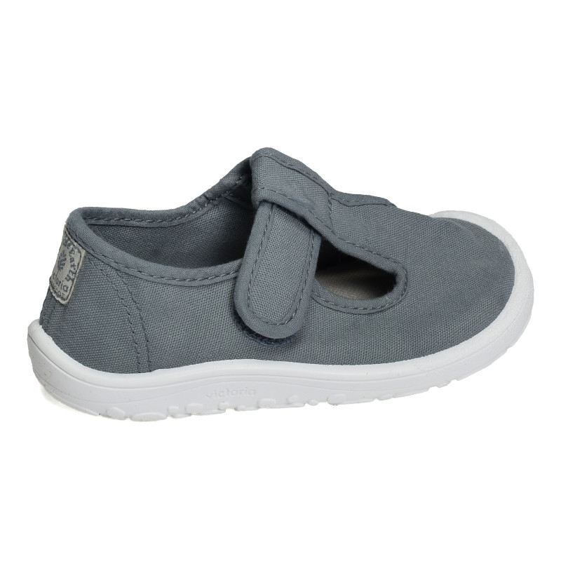 BAREFOOT BABY 1370108 Gris Bleu, Chaussures basses Victoria