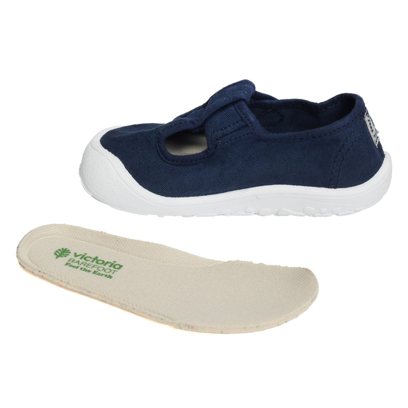 BAREFOOT BABY 1370108 Marine, Chaussures basses Victoria