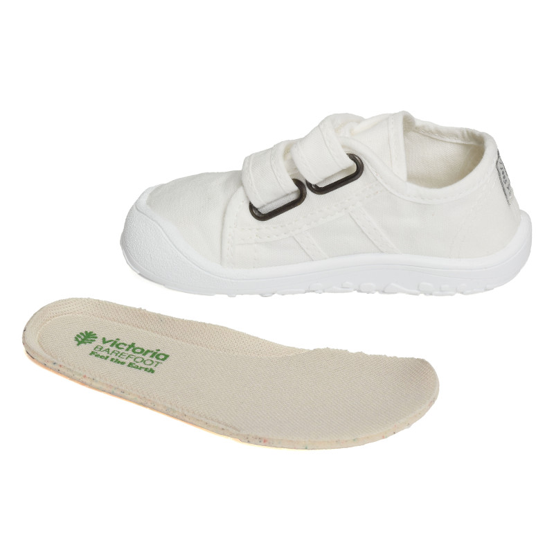 BAREFOOT VELCRO 1370111 Blanc, Chaussures basses Victoria