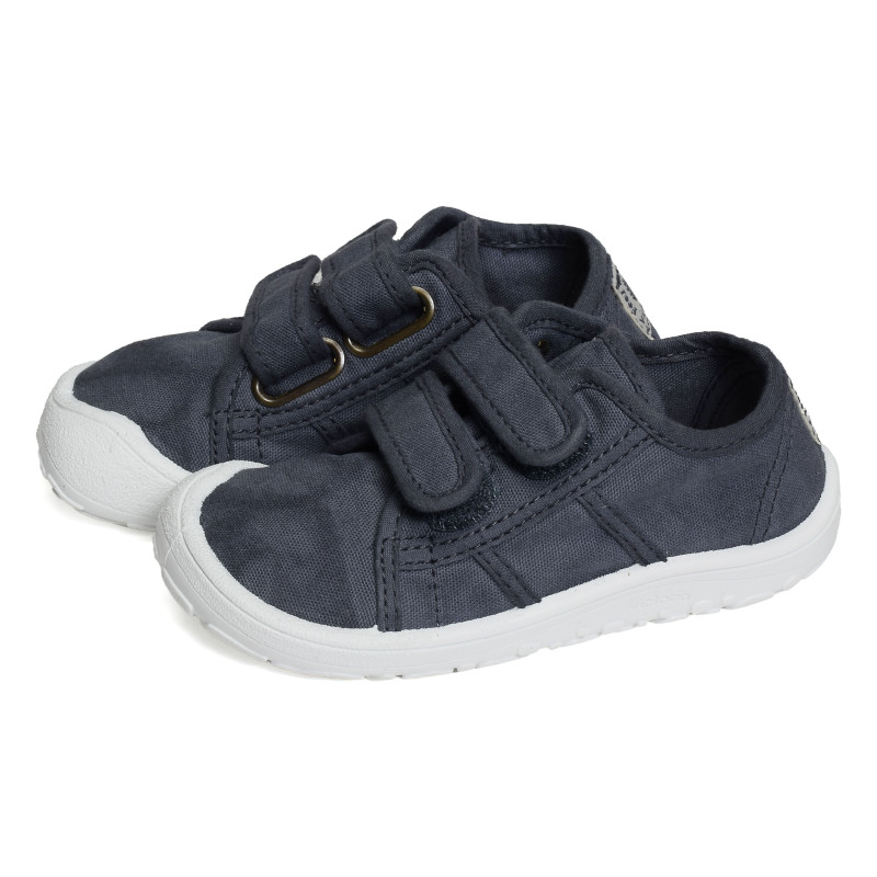 BAREFOOT VELCRO 1370111 Gris Bleu, Chaussures basses Victoria