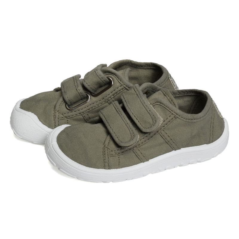 BAREFOOT VELCRO 1370111 Kaki, Chaussures basses Victoria