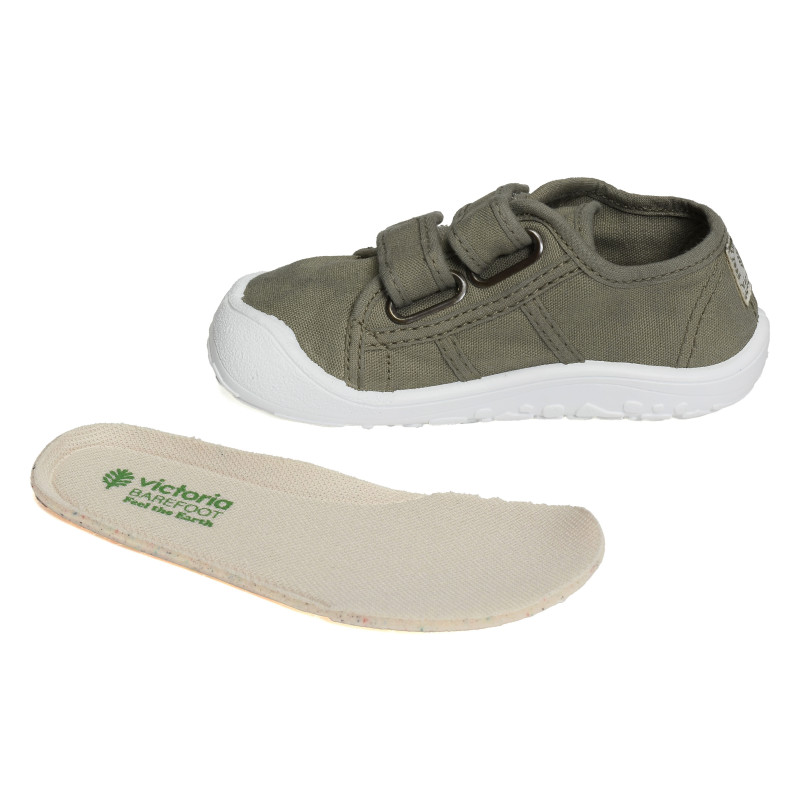 BAREFOOT VELCRO 1370111 Kaki, Chaussures basses Victoria