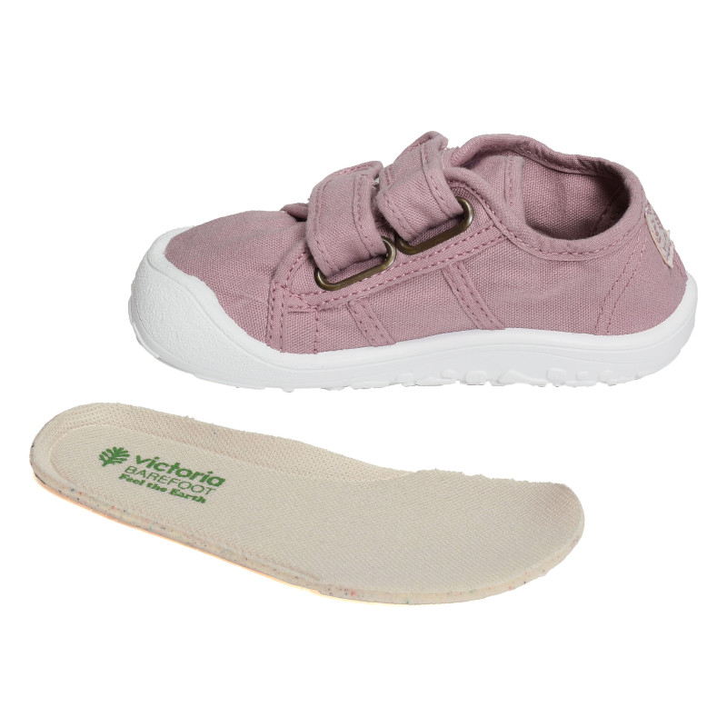 BAREFOOT VELCRO 1370111 Rose, Chaussures basses Victoria