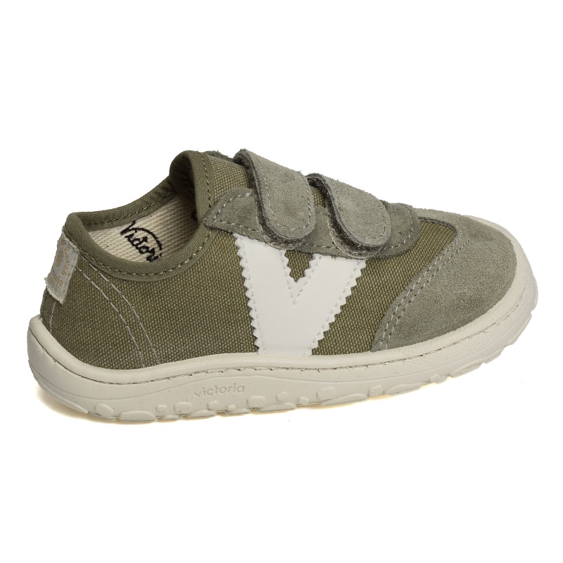 BAREFOOT TOILE 1370128 Kaki, Chaussures basses Victoria