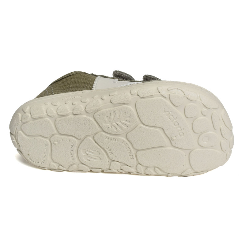 BAREFOOT TOILE 1370128 Kaki, Chaussures basses Victoria