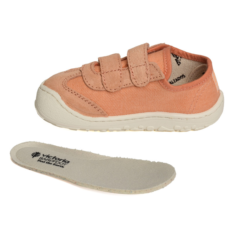 BAREFOOT TOILE 1370128 Orange, Chaussures basses Victoria
