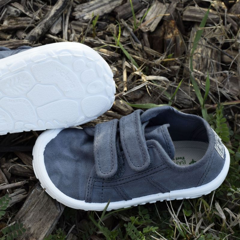  BAREFOOT VELCRO 1370111 Gris Bleu