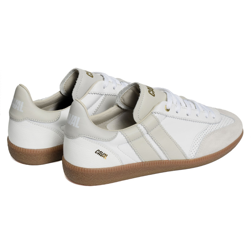 PULSE Blanc Gris, Baskets Mode Caval
