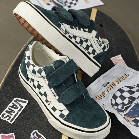 UY OLD SKOOL V Vert Foncé, Sneakers basses Vans