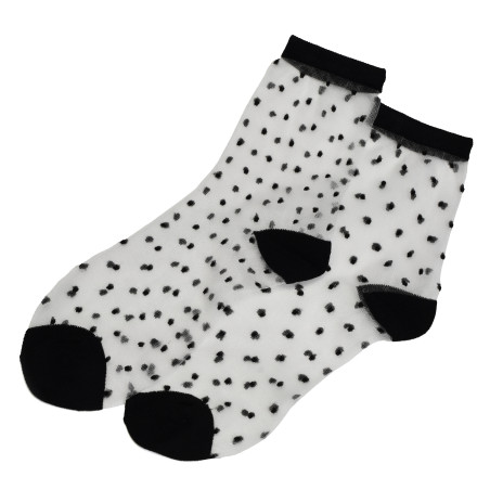 CHARLOTTE Noir, Chaussettes Sockette
